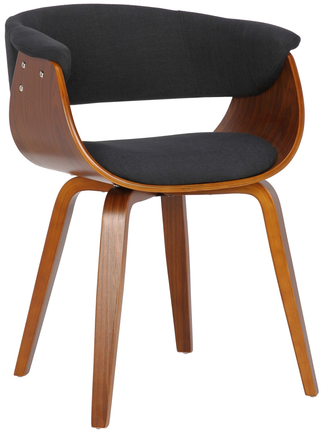 Scaun Bruce tesatura nuc, negru