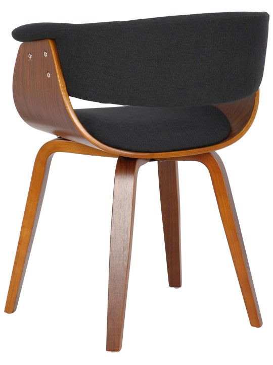 Scaun Bruce tesatura nuc, negru Scaun Bruce tesatura nuc, negru