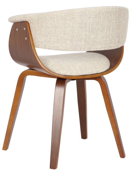 Scaun Bruce tesatura nuc, crem Scaun Bruce tesatura nuc, crem