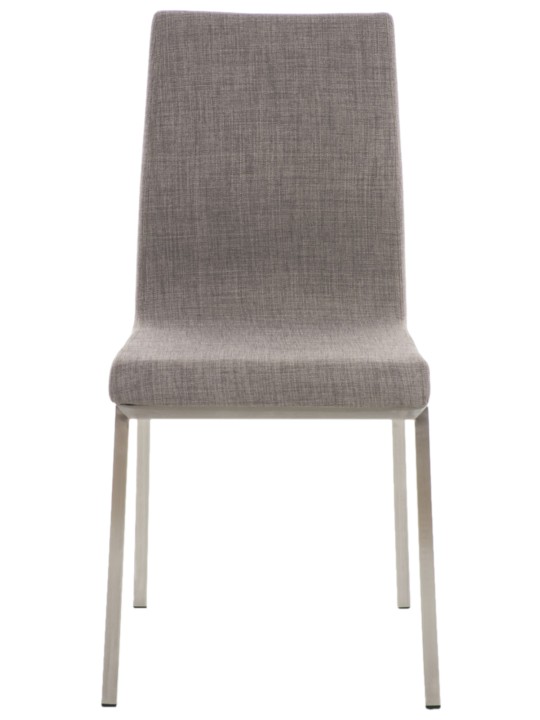 Set 2 scaune de sufragerie din material Colmar, gri