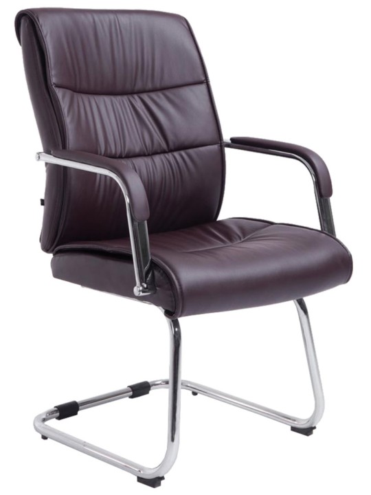 Set 2 scaune vizitator Sievert, maro