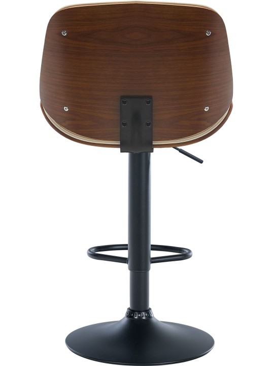 Scaun de bar Nova piele artificiala, nuc/crem Scaun de bar Nova piele artificiala, nuc/crem