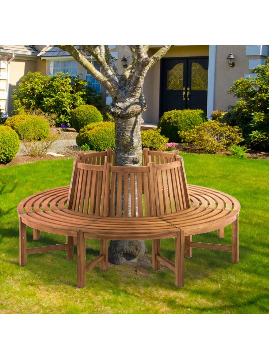 Bancă de copac Novum în jur de 200 cm, tec