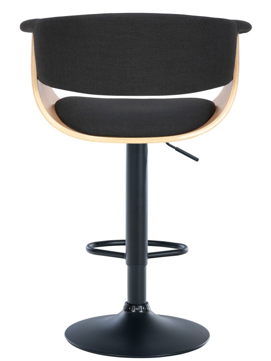 Scaun de bar Vestal fabric, natural/negru