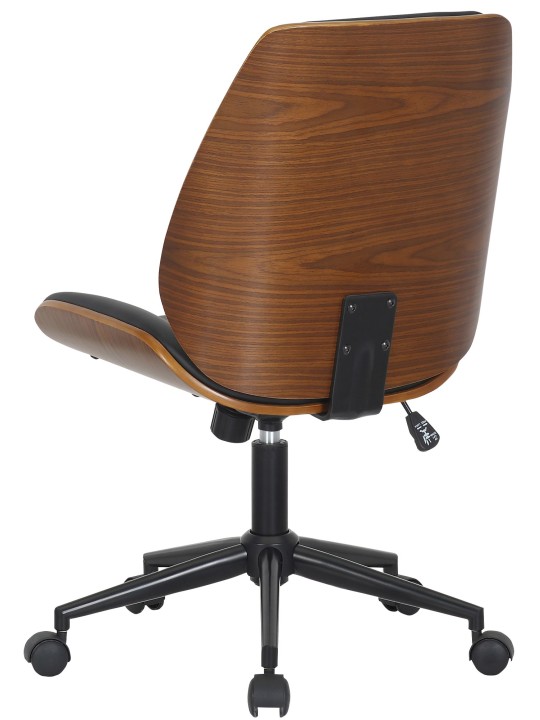 Scaun de birou Mitch, nuc/negru