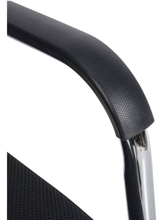 Scaun vizitator Denny, cromat