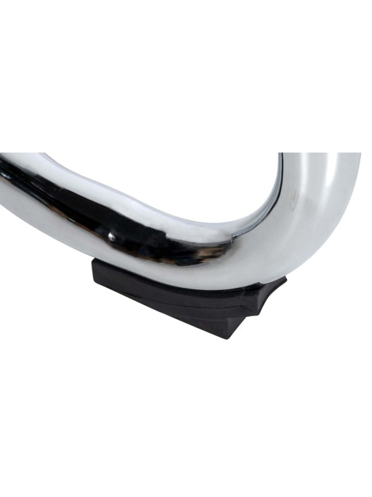 Scaun vizitator Denny, cromat