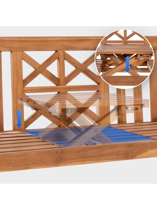 Bancă din tec Luka 150 cm, tec