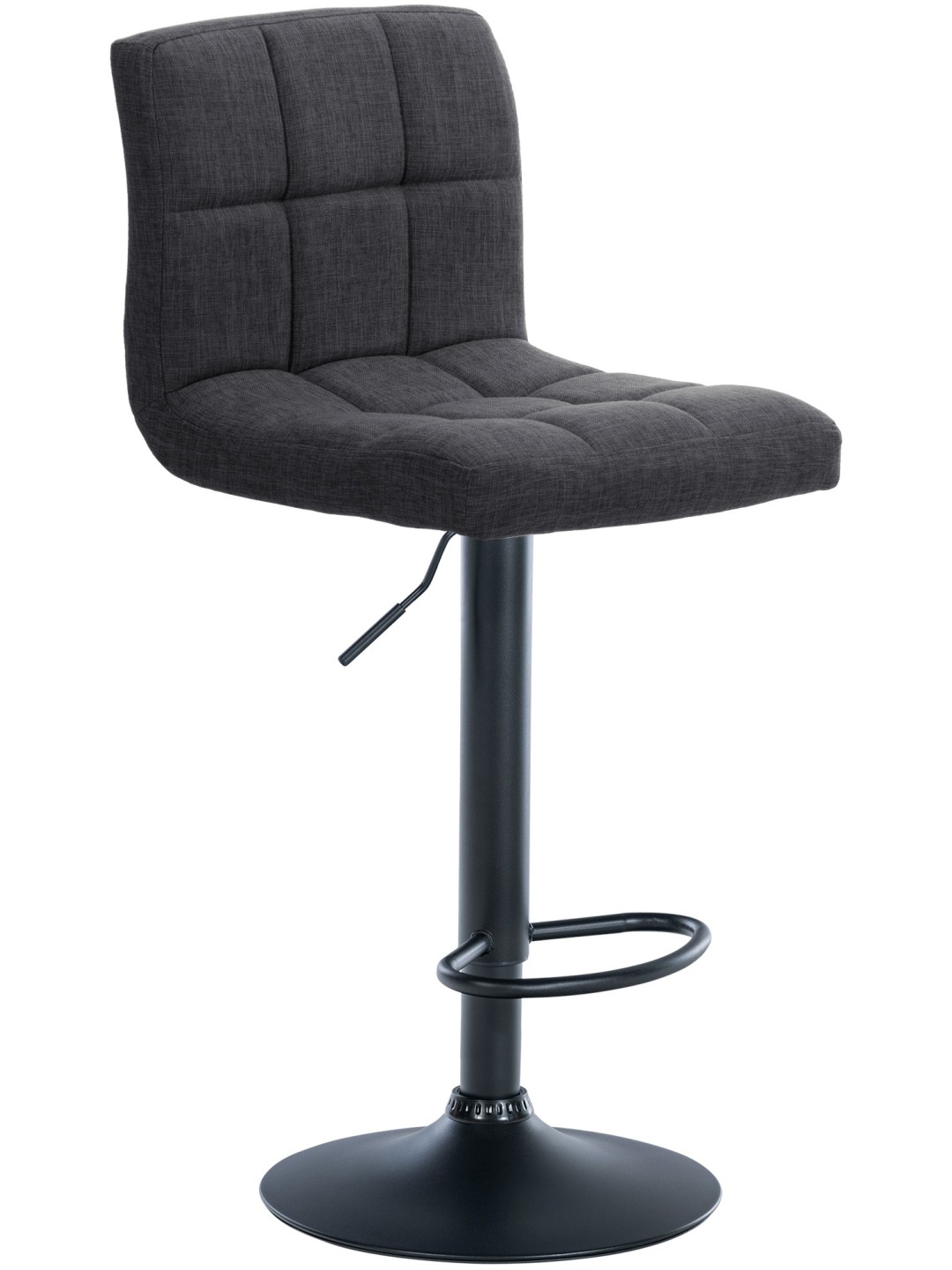 Scaun de bar Tesatura Calma, gri închis