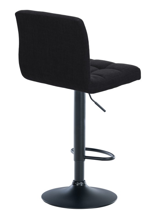 Scaun de bar Tesatura Calma, negru Scaun de bar Tesatura Calma, negru