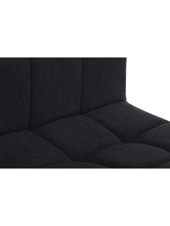 Scaun de bar Tesatura Calma, negru Scaun de bar Tesatura Calma, negru