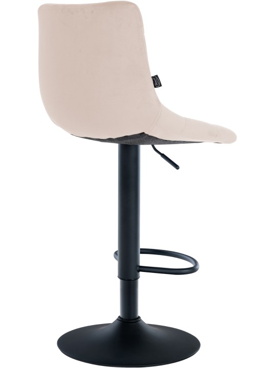 Scaun de bar Jerry catifea, bej