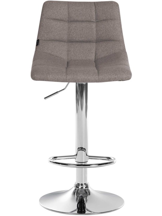 Scaun de bar Jerry material cromat, gri