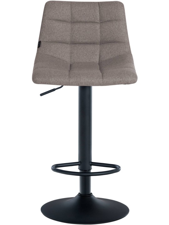 Scaun de bar țesătură Jerry, gri