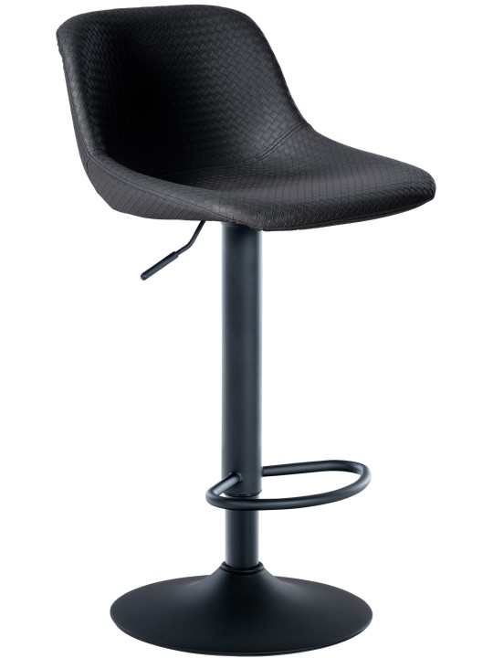Scaun de bar Loft imitatie piele, negru Scaun de bar Loft imitatie piele, negru