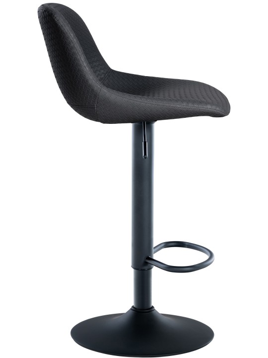 Scaun de bar Loft imitatie piele, negru Scaun de bar Loft imitatie piele, negru