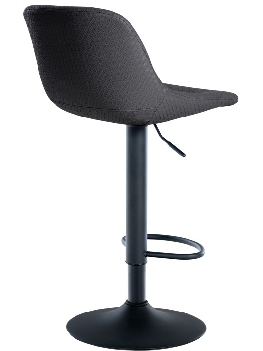 Scaun de bar Loft imitatie piele, negru Scaun de bar Loft imitatie piele, negru
