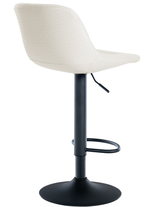 Scaun de bar Loft imitatie piele, crem