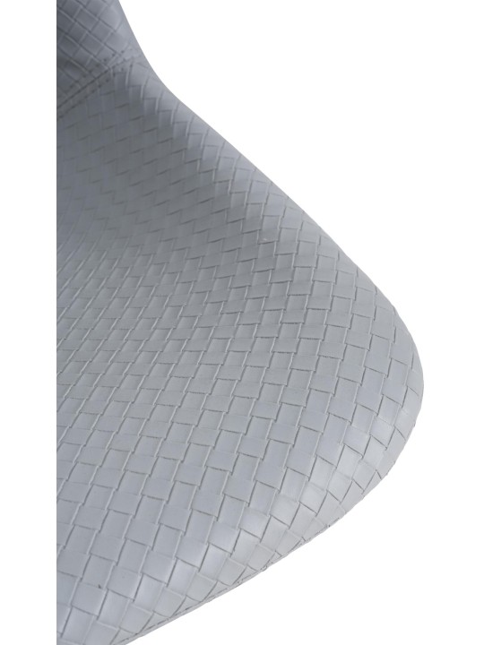 Scaun de bar Loft imitatie piele, gri