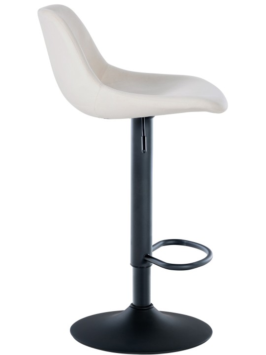 Scaun de bar Loft catifea, crem