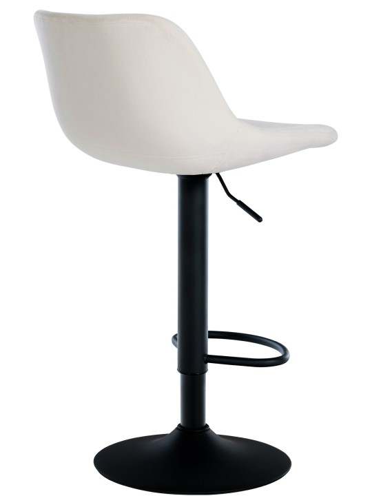 Scaun de bar Loft catifea, crem