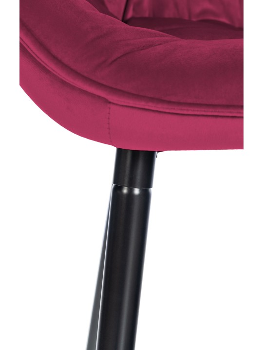 Scaun de bar Gibson 76 catifea, lila