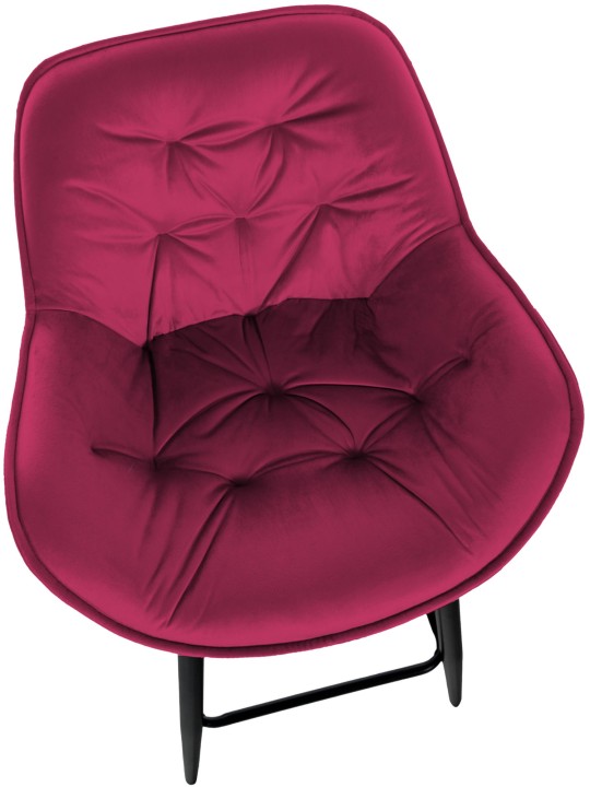 Scaun de bar Gibson 76 catifea, lila