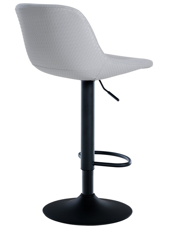 Set 2 scaune de bar Loft imitatie piele, gri