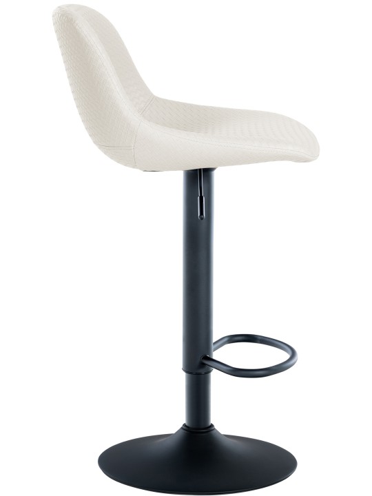 Set 2 scaune de bar Loft imitatie piele, crem