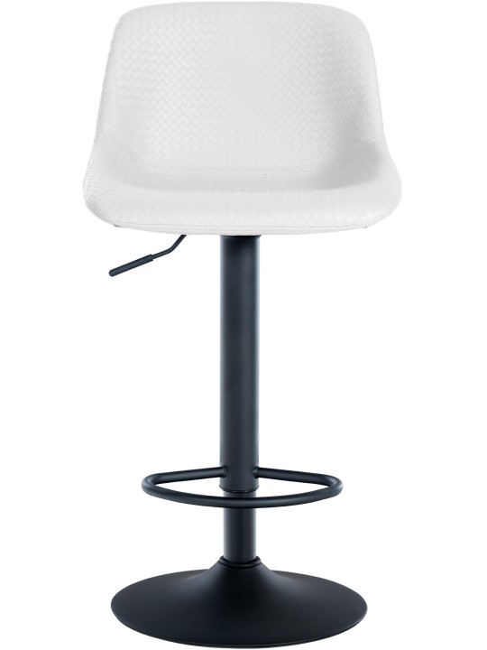 Set 2 scaune de bar Loft imitatie piele, alb Set 2 scaune de bar Loft imitatie piele, alb