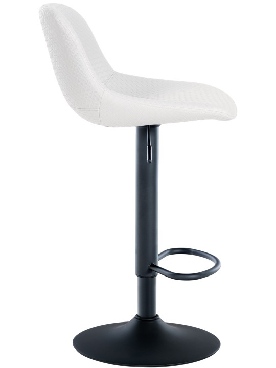 Set 2 scaune de bar Loft imitatie piele, alb Set 2 scaune de bar Loft imitatie piele, alb