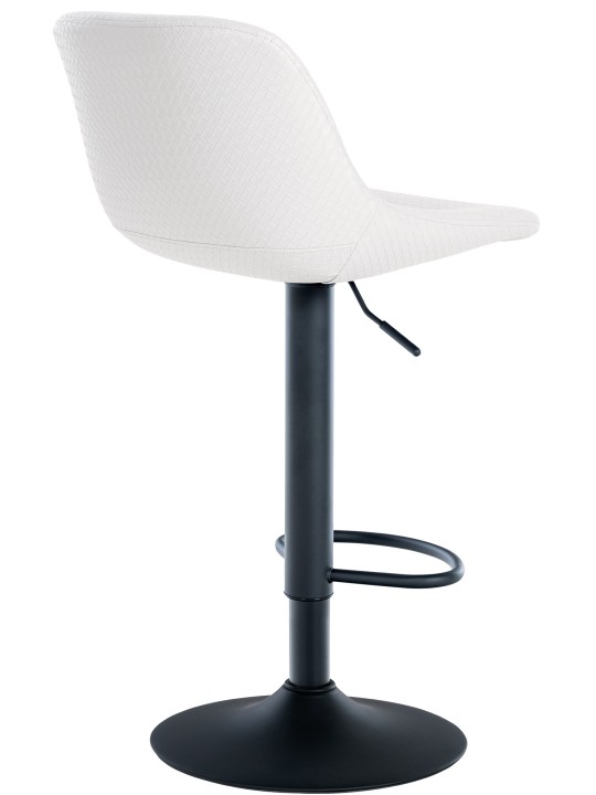 Set 2 scaune de bar Loft imitatie piele, alb Set 2 scaune de bar Loft imitatie piele, alb