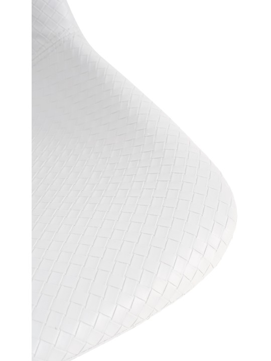 Set 2 scaune de bar Loft imitatie piele, alb Set 2 scaune de bar Loft imitatie piele, alb