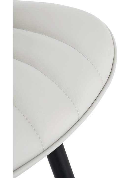 Scaun Largo imitatie de piele, alb
