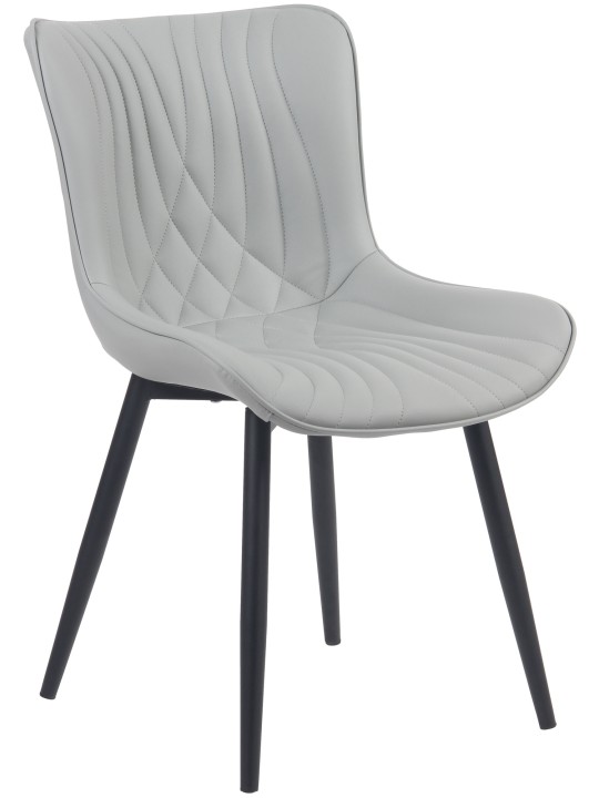 Scaun Brady imitatie piele, gri Scaun Brady imitatie piele, gri