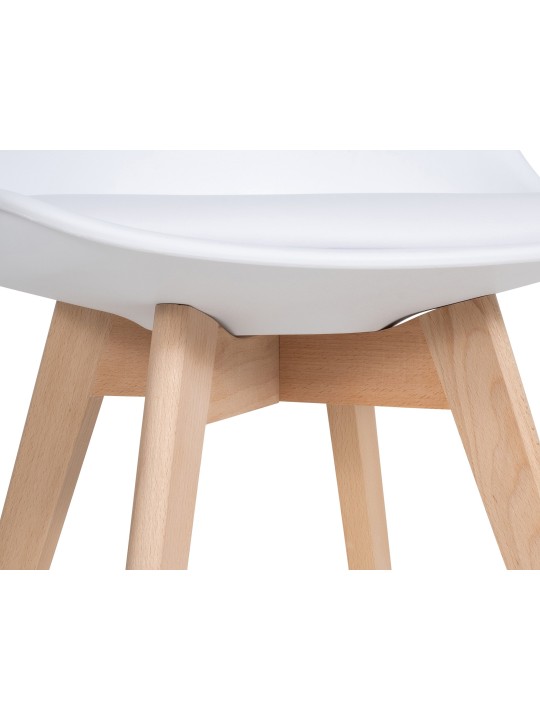 Set de 6 scaune de sufragerie Ramsey, alb Set de 6 scaune de sufragerie Ramsey, alb