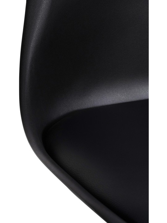 Set de 6 scaune de sufragerie Ramsey, negru