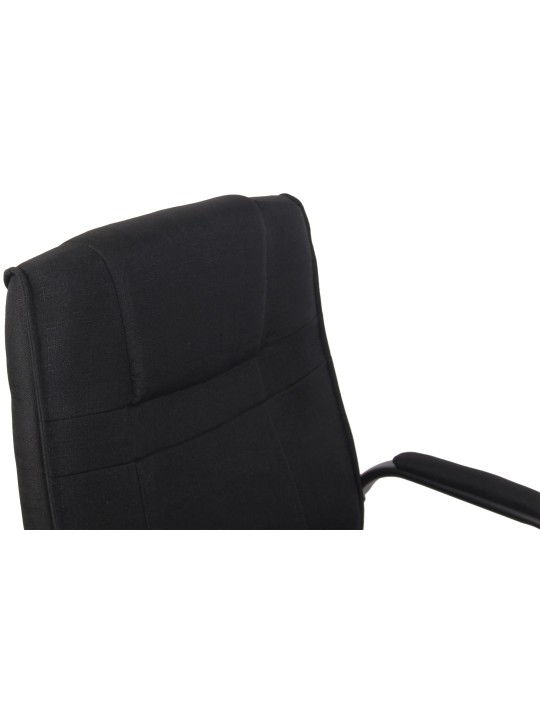 Set 2 scaune stofa Attila, negru/negru Set 2 scaune stofa Attila, negru/negru