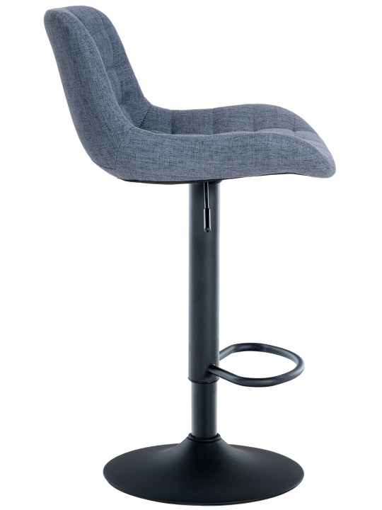 Scaun de bar Tesatura Tover, albastru Scaun de bar Tesatura Tover, albastru