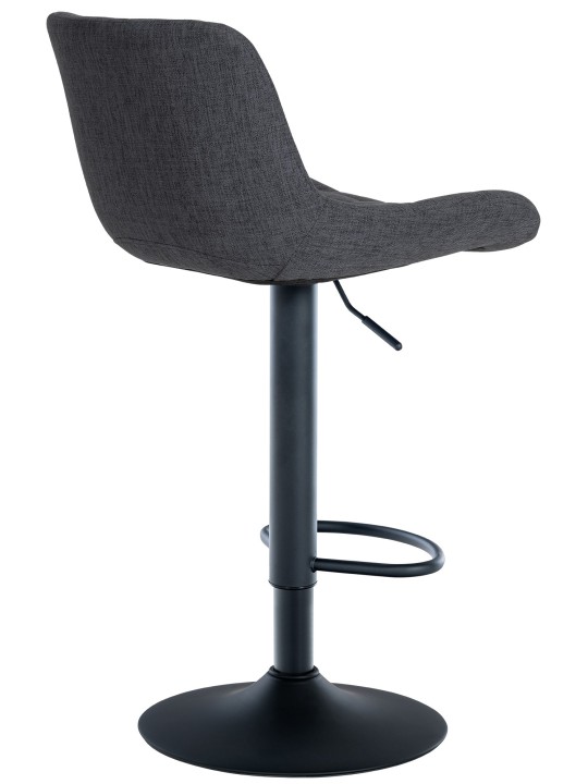 Scaun de bar Tesatura Tover, negru Scaun de bar Tesatura Tover, negru