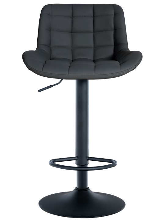 Scaun de bar Tover imitatie piele, negru