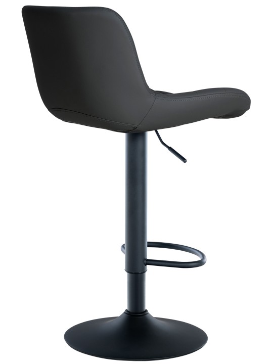 Scaun de bar Tover imitatie piele, negru