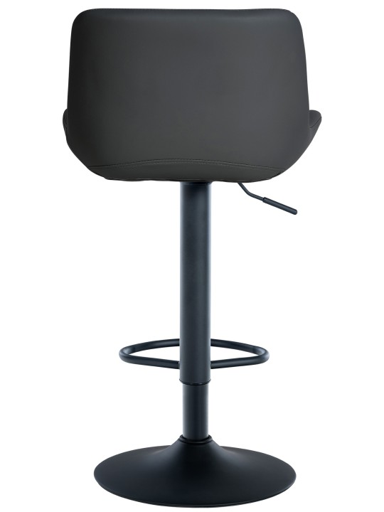 Scaun de bar Tover imitatie piele, negru