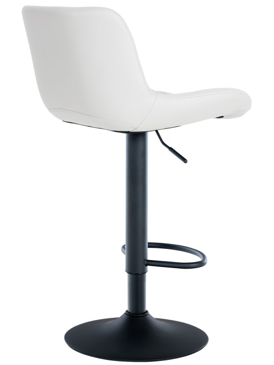 Scaun de bar Tover imitatie piele, alb Scaun de bar Tover imitatie piele, alb