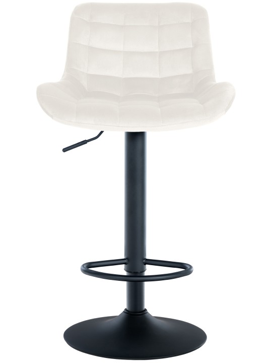 Scaun de bar Tover catifea, crem Scaun de bar Tover catifea, crem