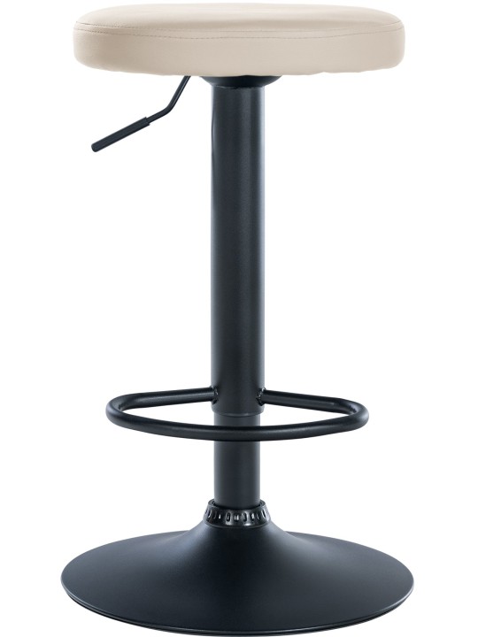 Scaun de bar Ponte imitatie piele, crem