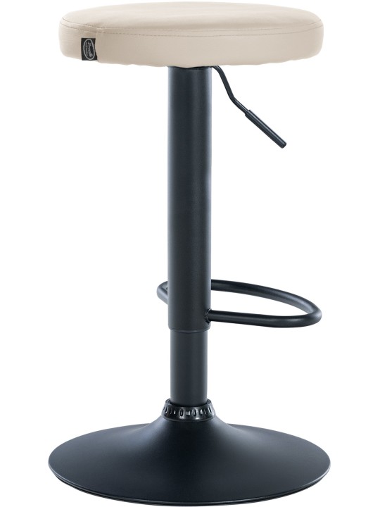 Scaun de bar Ponte imitatie piele, crem