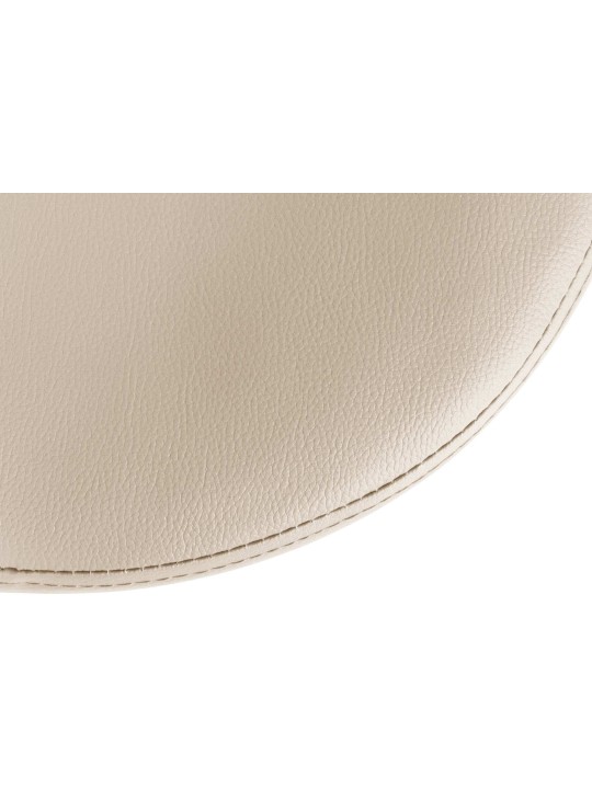 Scaun de bar Ponte imitatie piele, crem