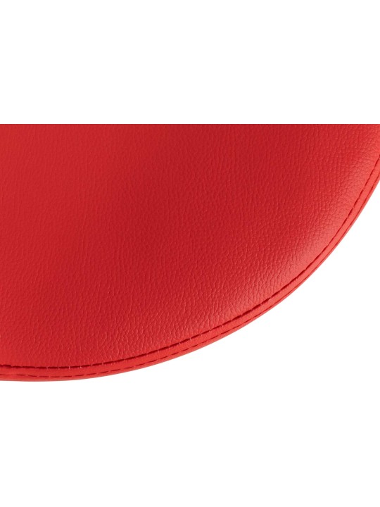 Scaun de bar Ponte imitatie piele crom, roșu Scaun de bar Ponte imitatie piele crom, roșu