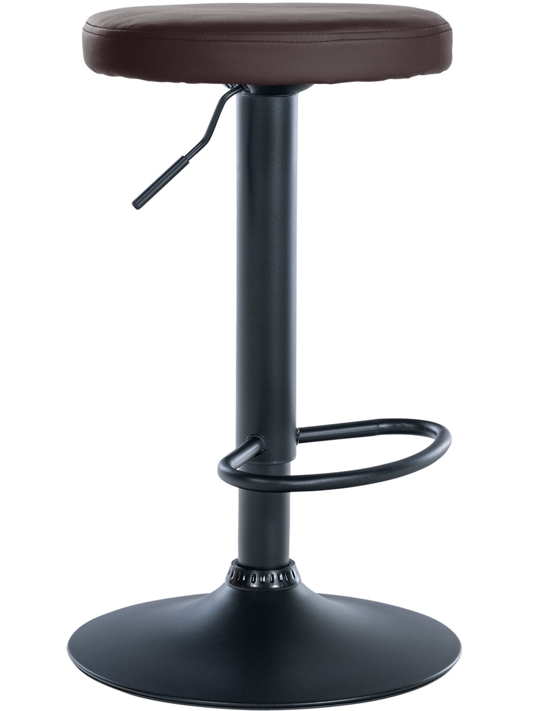 Scaun de bar Ponte imitatie piele, maro